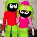 Homemade Marvin (and Marsha) The Martian Couple Costume
