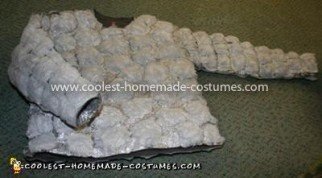 Coolest Medieval Gargoyles on Stone Pedestals Couple Costume - Stones Glued to Shirt