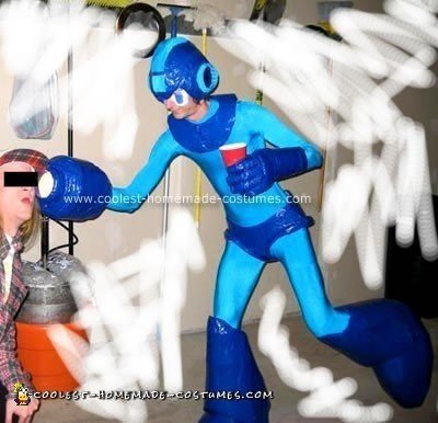 Homemade Mega Man Halloween Costume