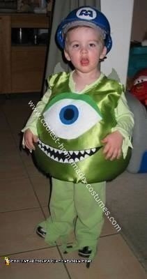 Homemade Mike Wazowski Costume