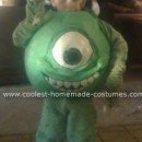 Homemade Mike Wazowski from Monsters, Inc. Costume
