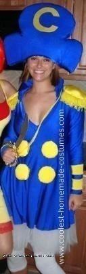 Homemade Miss Captain Crunch Halloween Costume