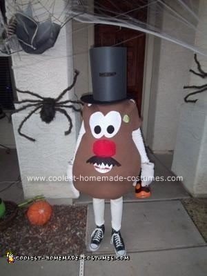 Homemade Mister Potato Head Costume