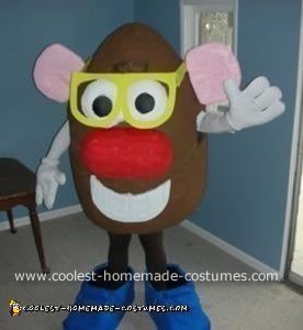 Homemade Mister Potato Head Costume