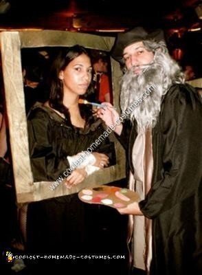 Mona Lisa and Leonardo Da Vinci Halloween Couple Costume Idea