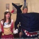 Homemade Monstro and Pinocchio Couple Costume