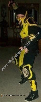 Mortal Kombat Scorpion DIY Halloween Costume Idea