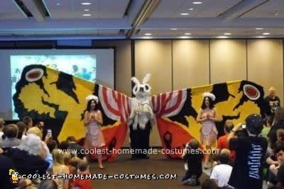 Homemade Mothra Costume