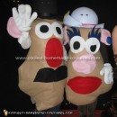 Homemade Mr. and Mrs. Potato Head Costumes