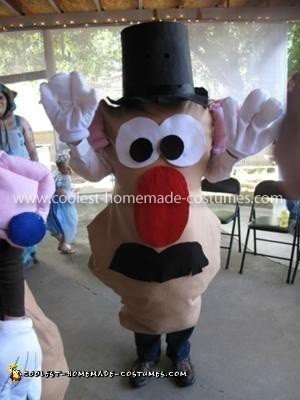 Homemade Mr. and Mrs. Potato Head Costumes