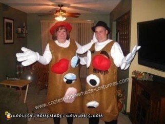 Mr. and Mrs. Potato Head DIY Halloween Costume