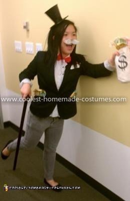 Homemade Mr. Monopoly Costume