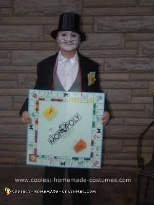 Homemade Mr. Monopoly Costume