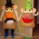 Homemade Mr. & Mrs. Potato Head Costumes