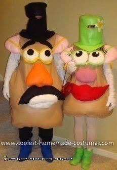 Homemade Mr. & Mrs. Potato Head Costumes