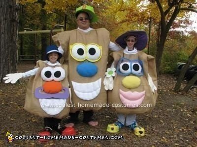 Coolest Mr. Potato Head Family Costume