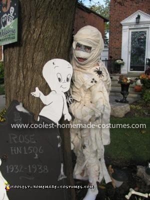 Homemade Mummy Halloween Costume
