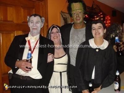 Homemade Munsters Group Costume