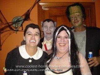 Homemade Munsters Group Costume