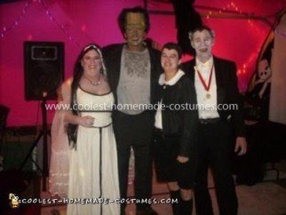 Homemade Munsters Group Costume