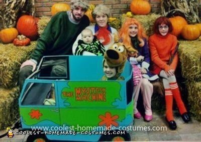 Homemade Mystery Machine Costume