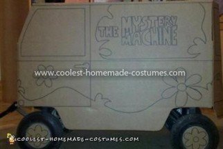 Homemade Mystery Machine Costume