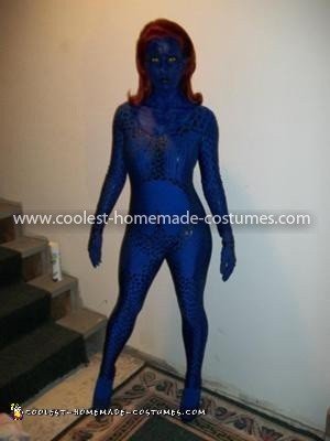 Homemade Mystique Costume