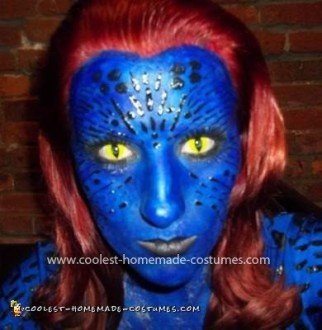 Homemade Mystique Costume