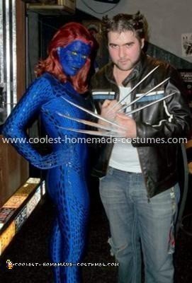 Homemade Mystique Costume