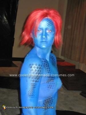 Homemade Mystique from X Men Costume