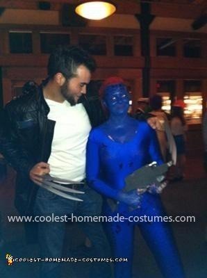 Homemade Mystique Halloween Costume