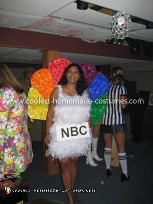 Homemade NBC Peacock Costume