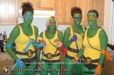 Ninja Turtle DIY Group Halloween Costume Idea