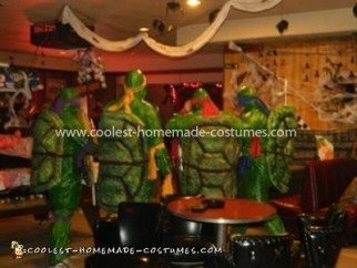 Homemade Ninja Turtles Group Costume