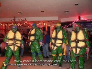 Homemade Ninja Turtles Group Costume