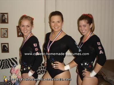 Homemade Olympic Gymnastics Team Costume