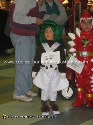 Homemade Oompa Loompa and Willy Wonka Costumes