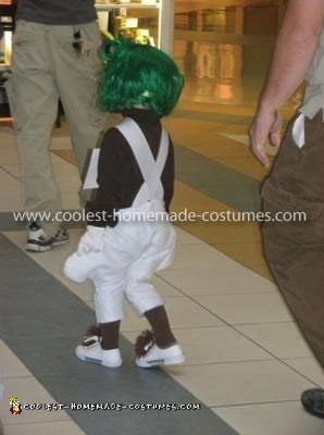 Homemade Oompa Loompa and Willy Wonka Costumes