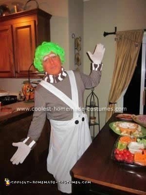Homemade Oompa Loompa and Willy Wonkette Costumes