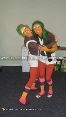 Homemade Oompa Loompa Costume