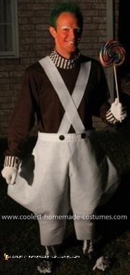 Homemade Oompa Loompa Costume