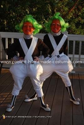 Homemade Oompa Loompa Costume