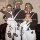 Homemade Oompa Loompa Family Costume