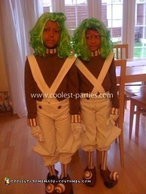 Oompa Loompa Homemade Twin Costumes