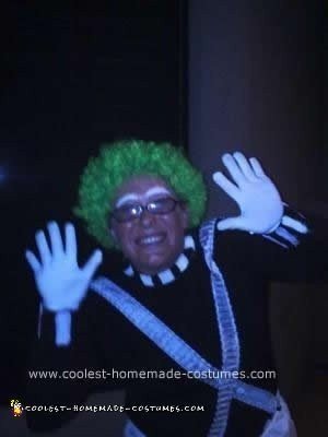 Homemade Ooompa Loompa DIY Halloween Costume