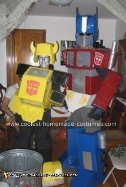 Optimus Prime and Bumblebee Costume