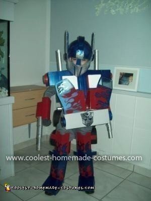 Homemade Optimus Prime Costume