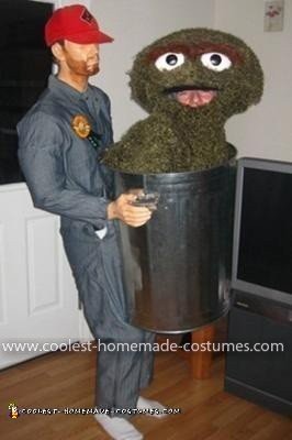 Homemade Oscar the Grouch Costume