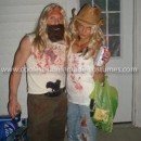 Homemade Otis Driftwood and Baby Couple Costume from The Devil's Rejects
