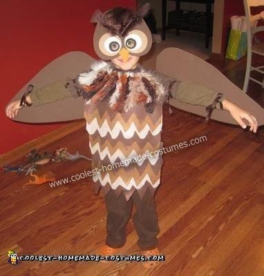 Homemade Owl Costume